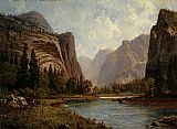 Albert Bierstadt Gates of the Yosemite painting